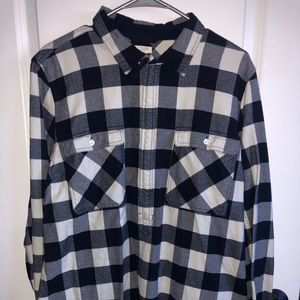 JCrew Navy Flannel